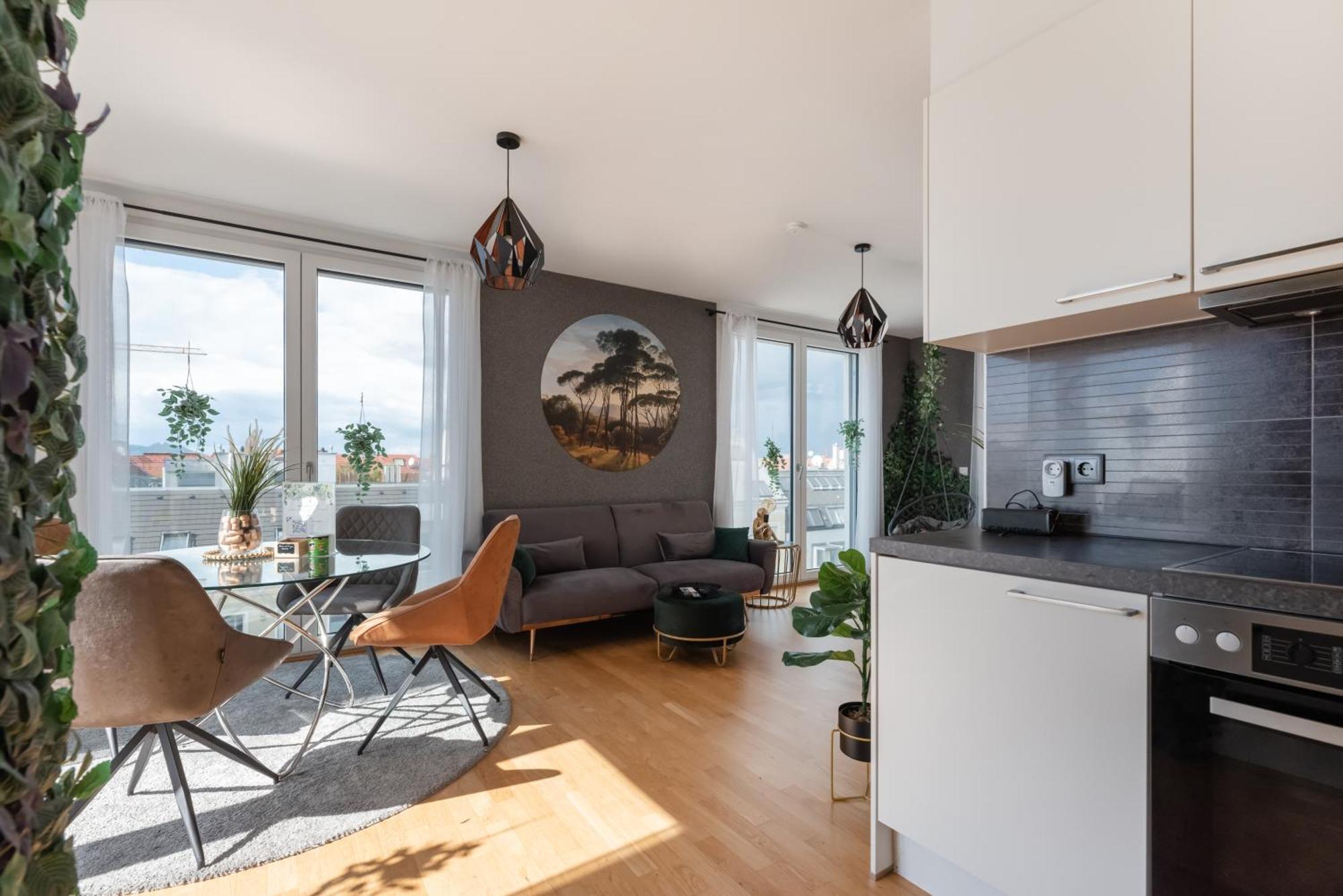 Apartment Mit Traumhafter Dachterrasse & Weitblick Vienna Exterior photo