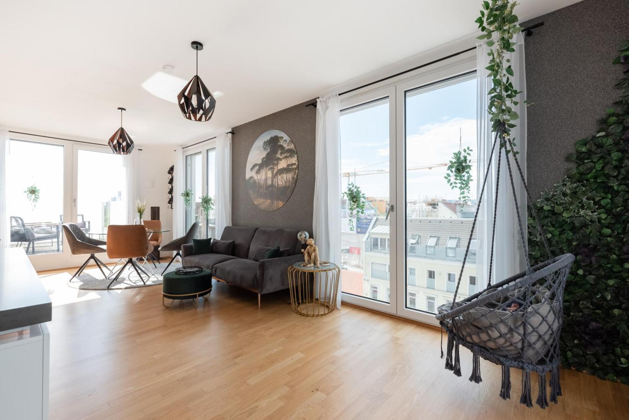 Apartment Mit Traumhafter Dachterrasse & Weitblick Vienna Exterior photo